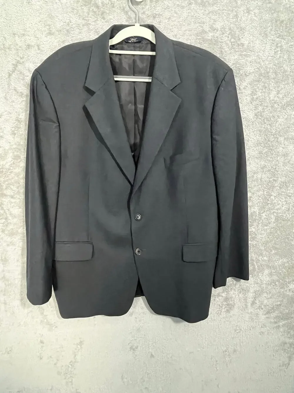 Brooks Brothers 346 Wool Stretch Blazer Suit Coat 44S Charcoal Gray